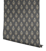 Rifle Paper Co. RF7472 Paisley Black Wallpaper