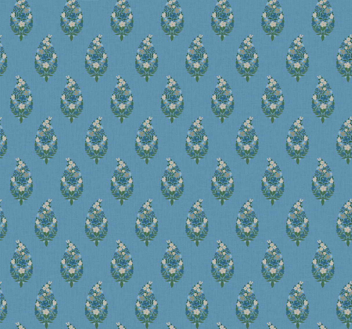 Rifle Paper Co. RF7473 Paisley Blue Wallpaper