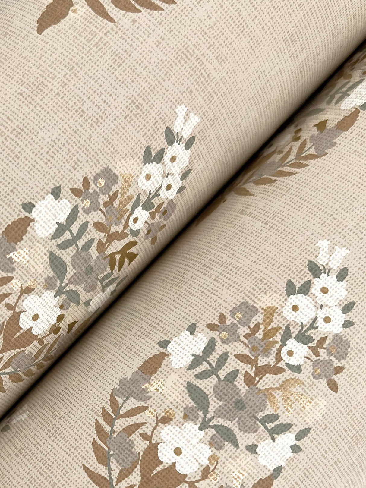 Rifle Paper Co. RF7474 Paisley Linen Wallpaper