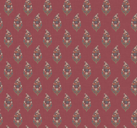 Rifle Paper Co. RF7475 Paisley Burgundy Wallpaper