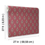 Rifle Paper Co. RF7475 Paisley Burgundy Wallpaper