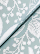 Rifle Paper Co. RF7484 Pineapple Damask Light Blue Wallpaper