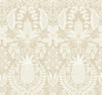 Rifle Paper Co. RF7485 Pineapple Damask Linen Wallpaper
