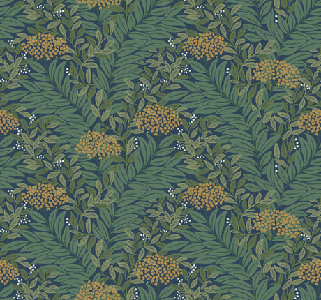 Rifle Paper Co. RF7505 Highgrove Navy Wallpaper