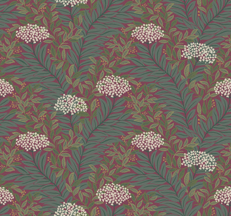 Rifle Paper Co. RF7506 Highgrove Burgundy Wallpaper