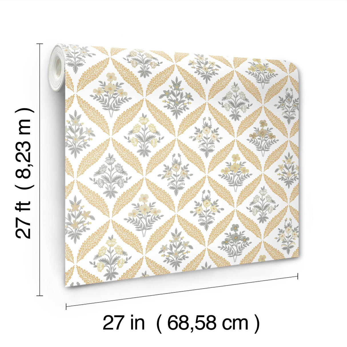Rifle Paper Co. RF7511 Estee Garden Gold Wallpaper