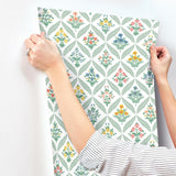 Rifle Paper Co. RF7513 Estee Garden Sage Wallpaper