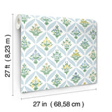 Rifle Paper Co. RF7514 Estee Garden Blue Wallpaper