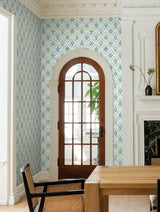 Rifle Paper Co. RF7514 Estee Garden Blue Wallpaper