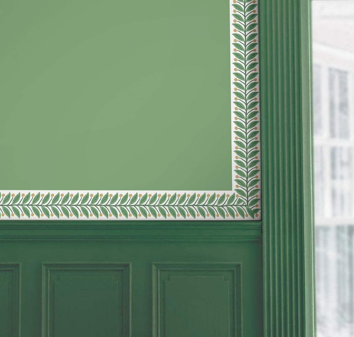 Rifle Paper Co. RF7531B Green Garden Wallpaper Trim