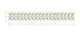 Rifle Paper Co. RF7532B Linen Garden Wallpaper Trim