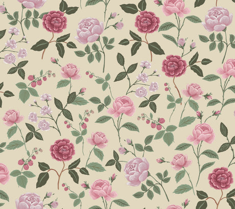 Rifle Paper Co. RF7541 Roses Wallpaper - Eade's Wallpaper