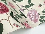 Rifle Paper Co. RF7541 Roses Linen Wallpaper