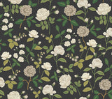 Rifle Paper Co. RF7542 Roses Black Wallpaper