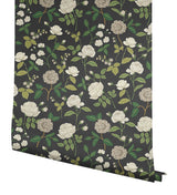 Rifle Paper Co. RF7542 Roses Black Wallpaper