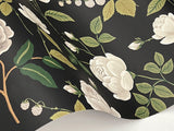 Rifle Paper Co. RF7542 Roses Black Wallpaper