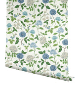 Rifle Paper Co. RF7543 Roses Blue Wallpaper