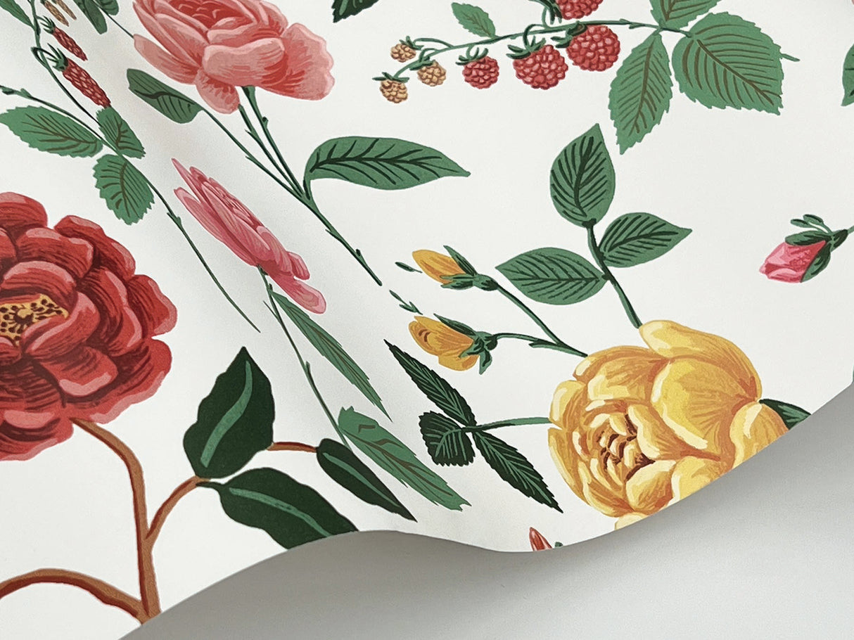 Rifle Paper Co. RF7546 Roses Blush Wallpaper