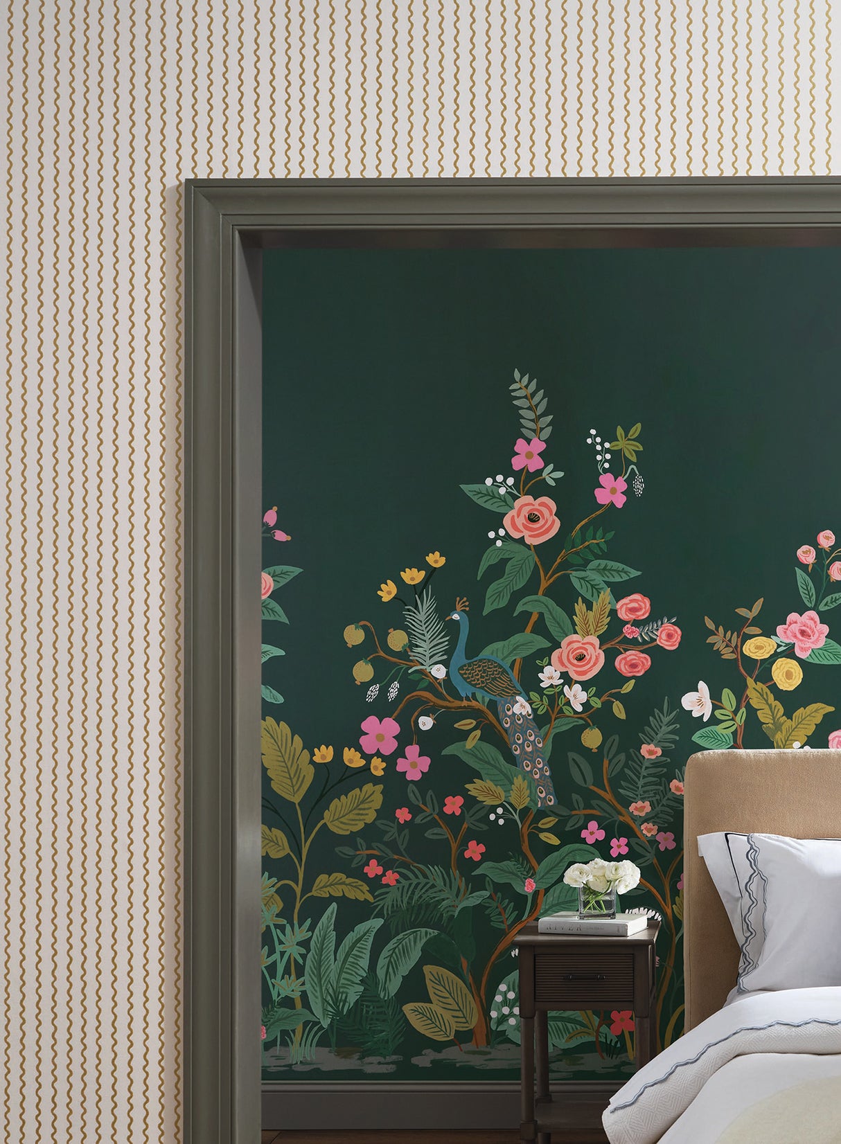 Rifle Paper Co. RF7551 Rickrack Gold Wallpaper