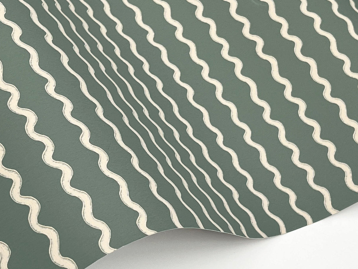Rifle Paper Co. RF7553 Rickrack Moss Wallpaper