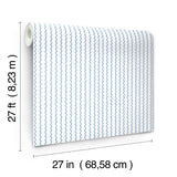 Rifle Paper Co. RF7555 Rickrack Blue Wallpaper