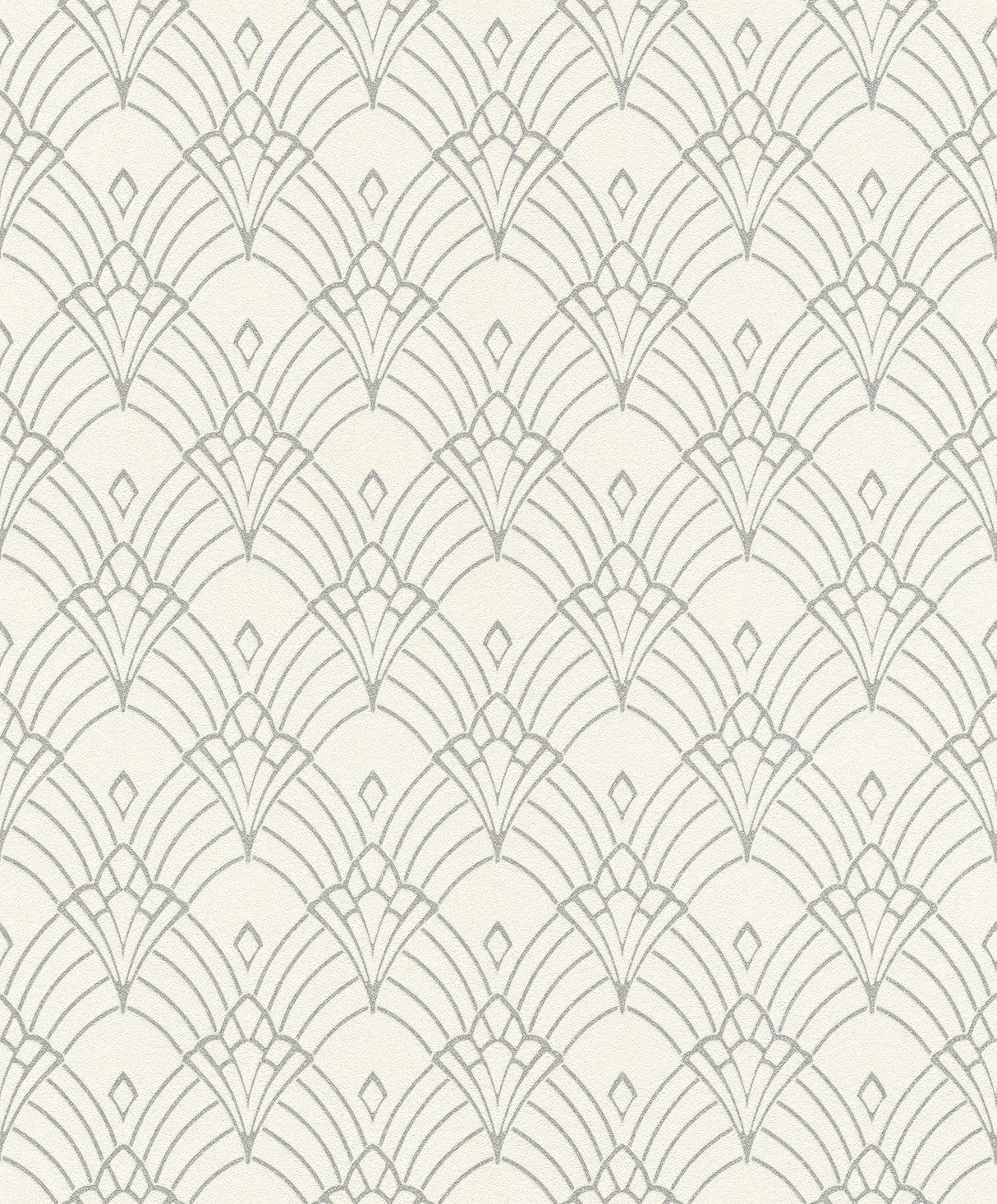 Rasch RH433937 Rooney White Fan Wallpaper