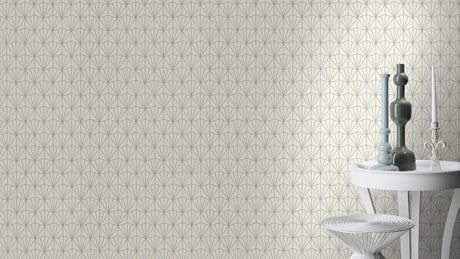 Rasch RH434064 Frankl Cream Geometric Wallpaper