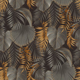 Rasch RH462043 Valdivi Black Palm Fronds Wallpaper