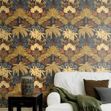 Rasch RH465730 Leonor  Mustard Bohemian Jungle Wallpaper