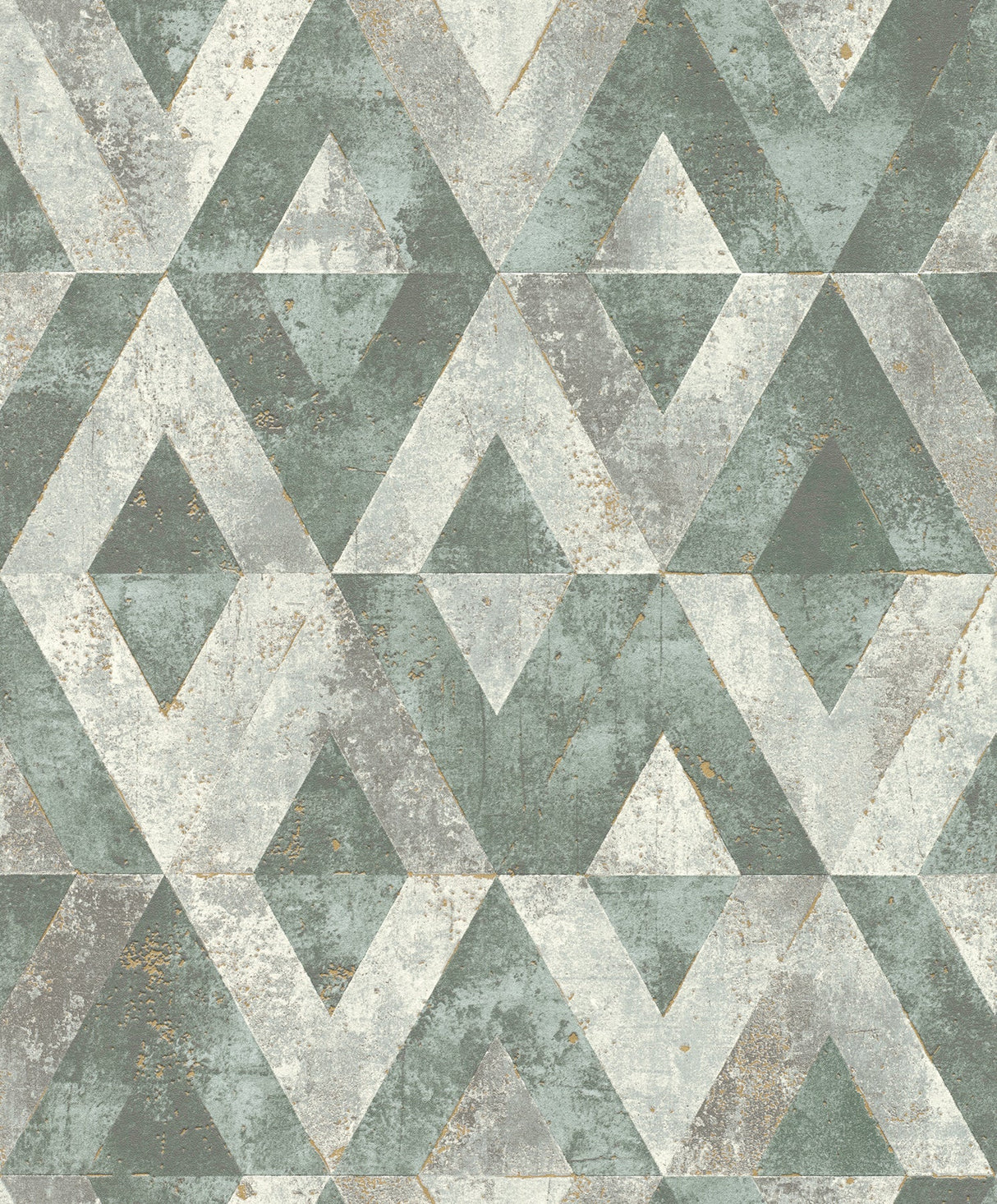 Rasch RH535501 Shikhar Teal Geometric Wallpaper