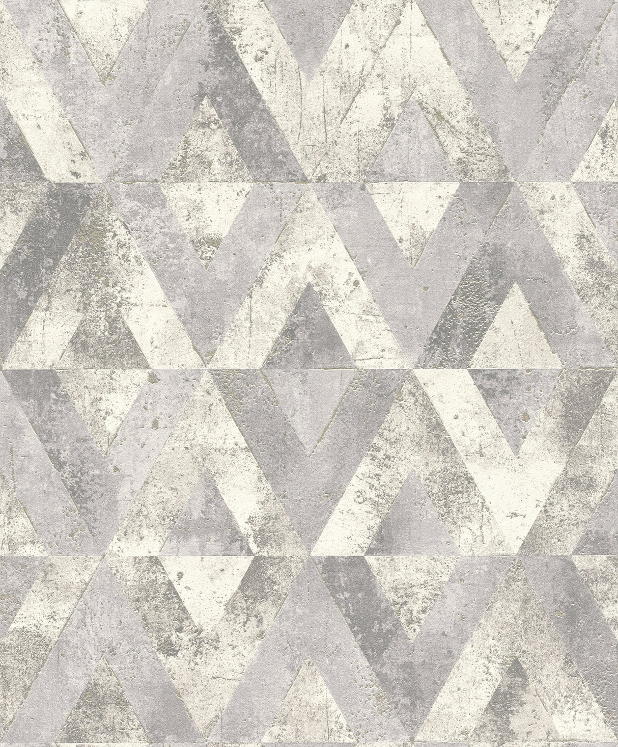 Rasch RH535518 Shikhar Silver Geometric Wallpaper