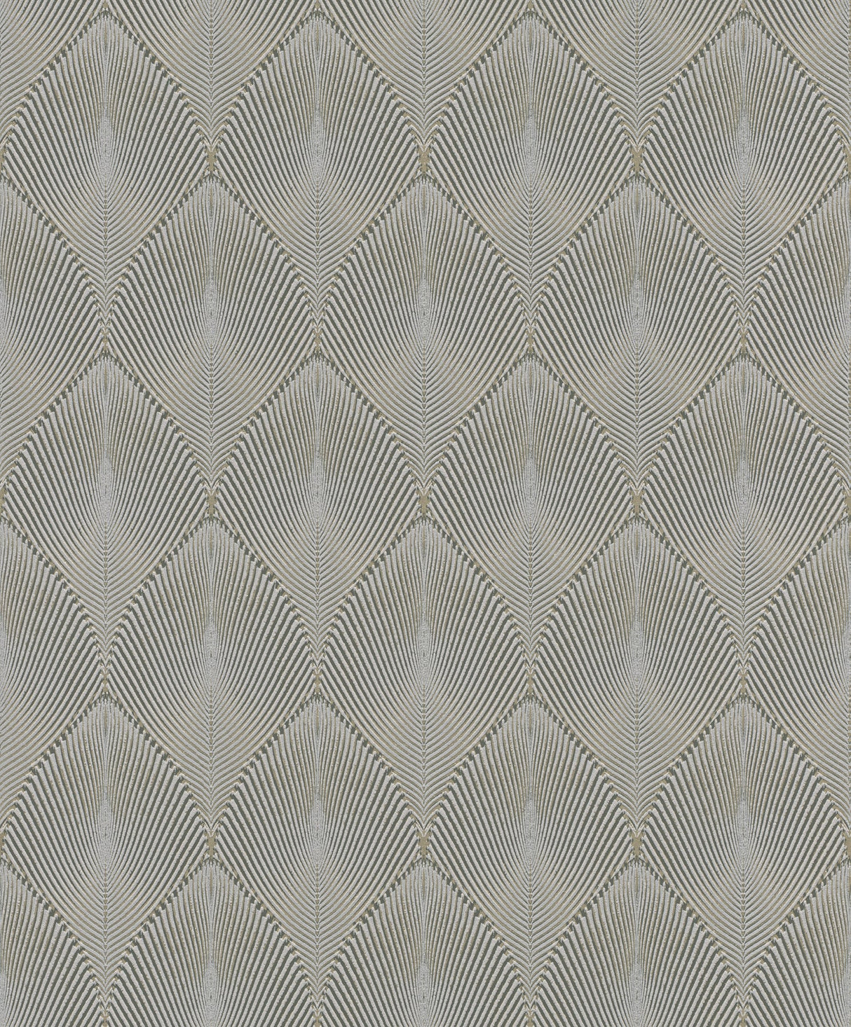 Rasch RH535853 Tirsuli Grey Ogee Wallpaper