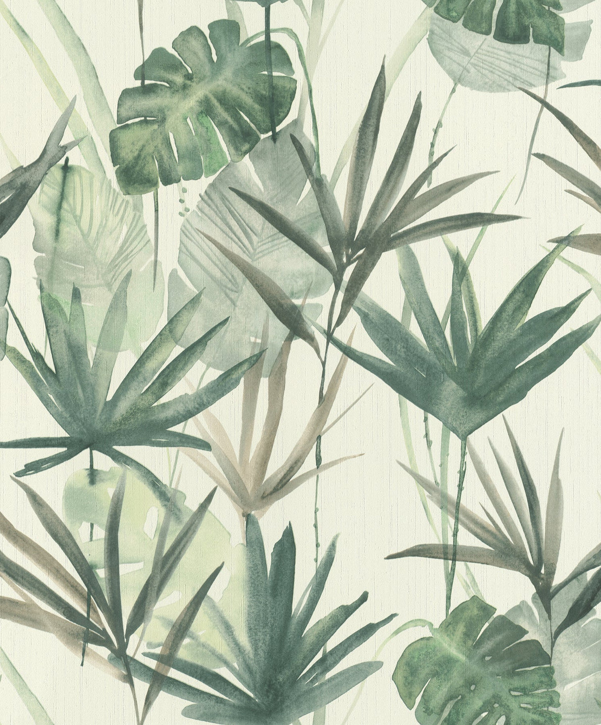 Rasch RH536409 Nameri Dark Green Tropical Frond Wallpaper