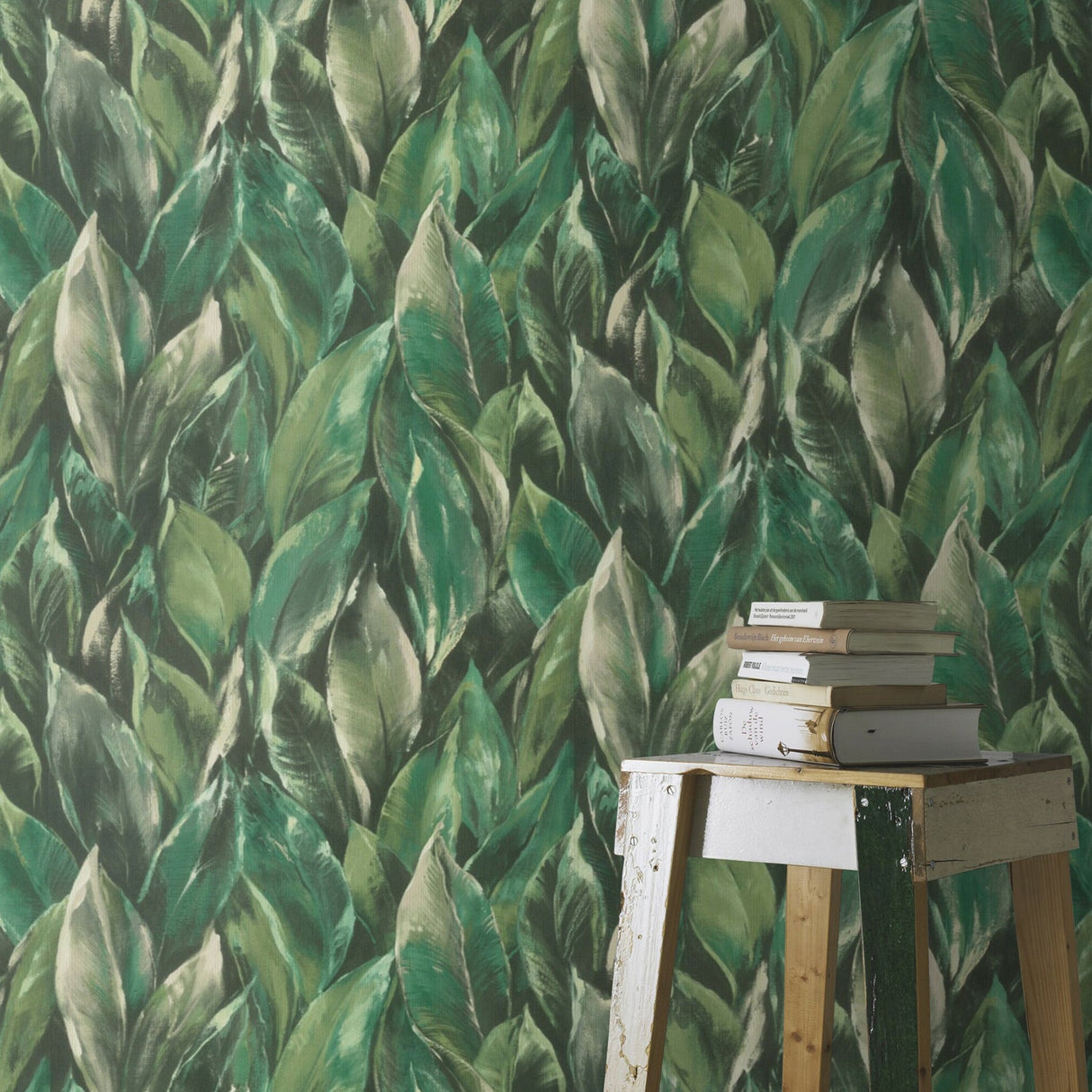 Rasch RH537345 Maclayi Green Banana Leaf Wallpaper