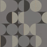 Rasch RH538052 Cakara Grey Geometric Wallpaper