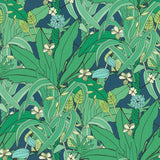 Rasch RH538922 Manipur  Green Jungle Canopy Wallpaper