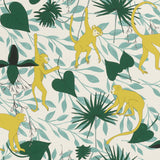 Rasch RH540130 Langur Yellow Monkey Troop Wallpaper