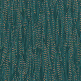 Rasch RH550245 Pinna Teal Feather Texture Wallpaper