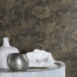 Rasch RH555165 Kinabalu  Black Rainforest Wallpaper