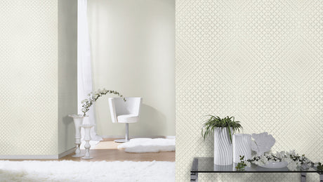 Rasch RH610949 Perriand Cream Geometric Wallpaper