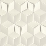 Rasch RH622331 Catteau Off-White Cube Wallpaper