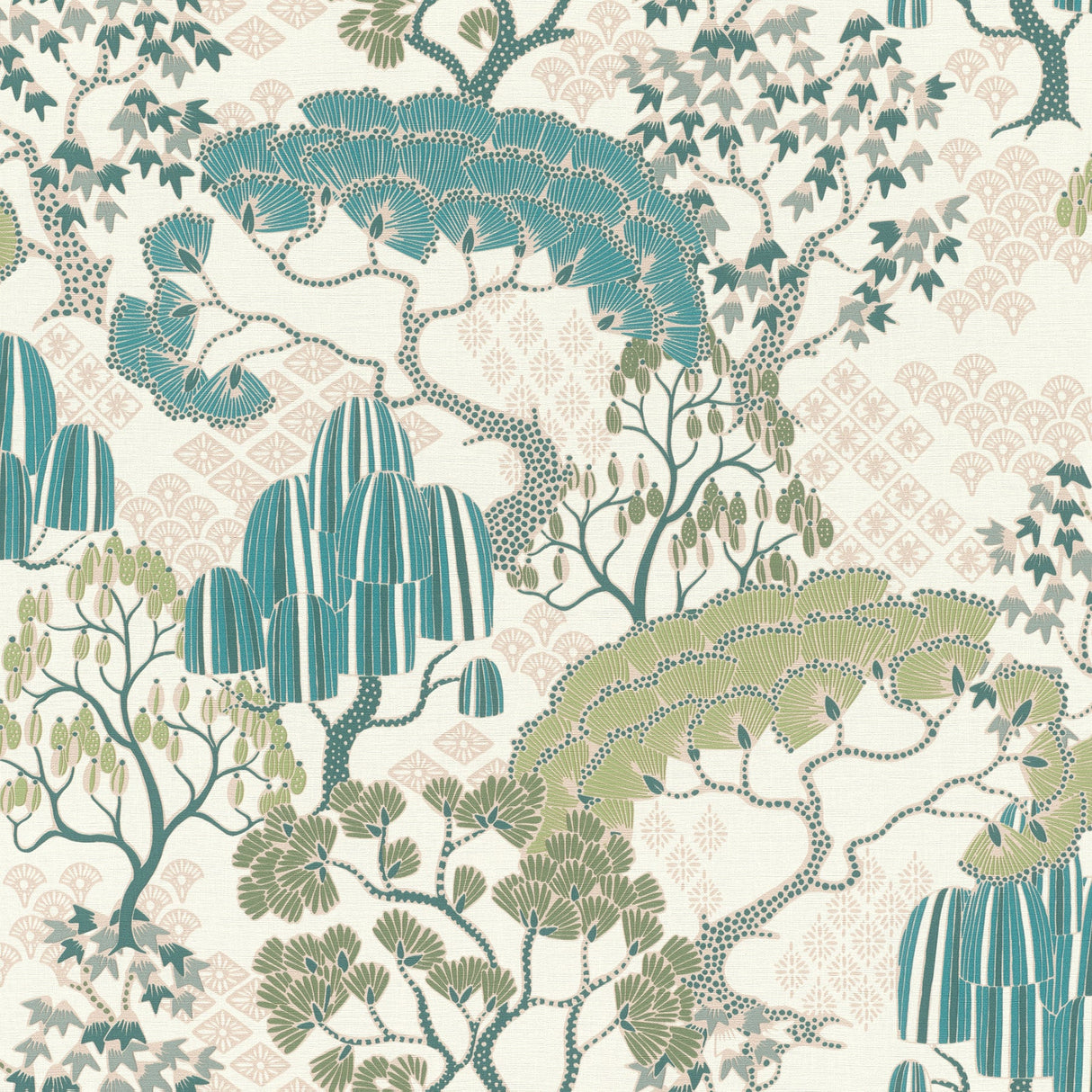 Rasch RH691108 Chiaki Pastel Bonsai Dreams Wallpaper