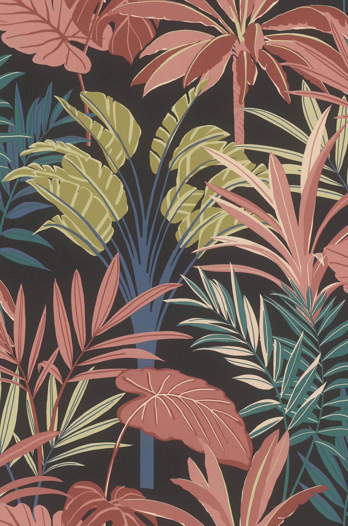 Rasch RH691603 Rudyard Pink Tropical Flora Wallpaper