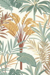 Rasch RH691610 Rudyard Apricot Tropical Flora Wallpaper