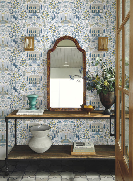 York RI5108 Camont Indigo Wallpaper