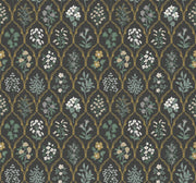 Rifle Paper Co. RI5133 Hawthorne Black & Cream Wallpaper