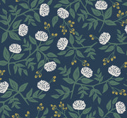 Rifle Paper Co. RI5149 Peonies Navy Wallpaper