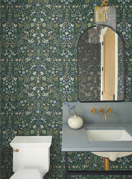 York RI5156 Wildwood Hunter Green Wallpaper