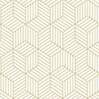 RoomMates RMK10704WP Striped Hexagon Peel and Stick Wallpaper - Eade's Wallpaper