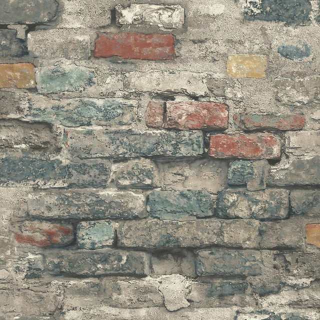 RoomMates RMK11080WP Brick Alley Peel & Stick Wallpaper - Eade's Wallpaper